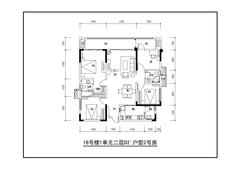 鑫耀美泉悦府2期4室2厅2卫139.00平户型