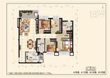 成都恒大翡翠龙庭1期 4室2厅2卫 131.90平米