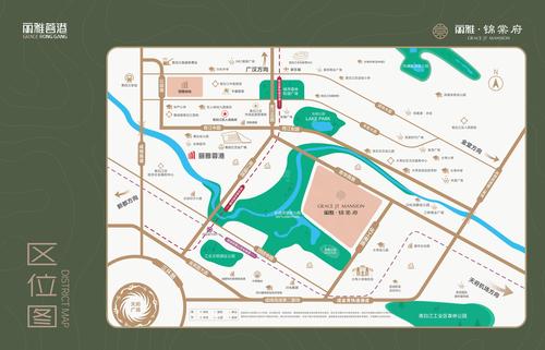 丽雅锦棠府1期区位图
