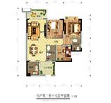 月映长滩栖悦 3室2厅2卫 90.00平米