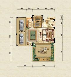 古川上苑4室4厅3卫210.34平户型