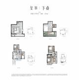 爱情玺樾万璟小区1期 4室3厅4卫 240.00平米