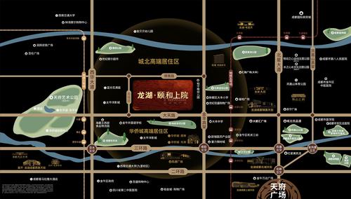 龙湖·颐和上院1期区位图