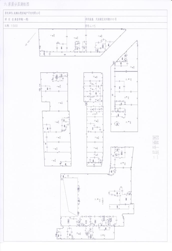 商业二层平层图