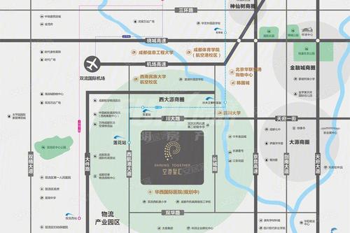 空港星汇1期区位图