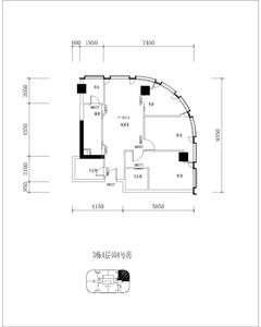 ICON大源中心3室2厅2卫97.14平户型