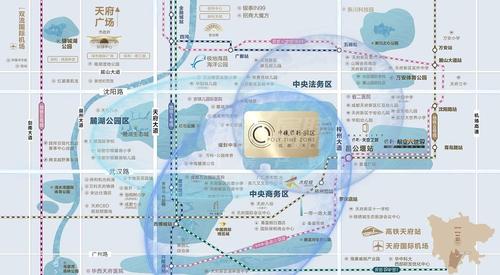 中粮保利天府时区花园1期区位图