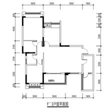 王府花园三期3室2厅2卫117.05平户型