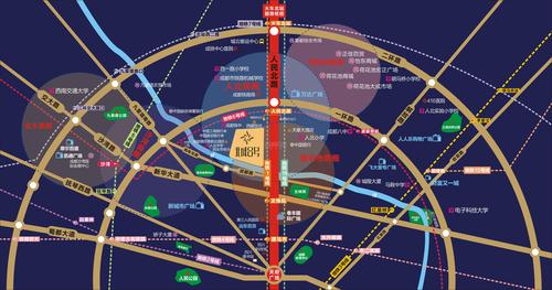 北成星中心1期区位图