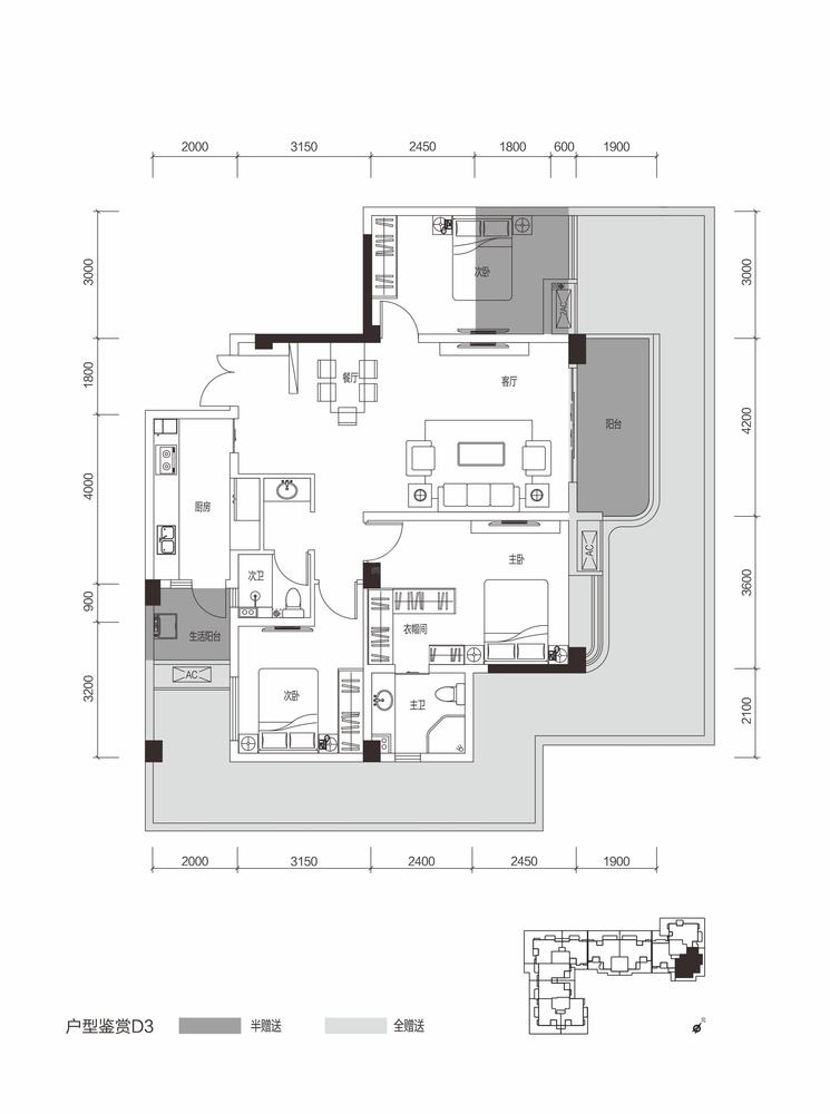 3F(D3)