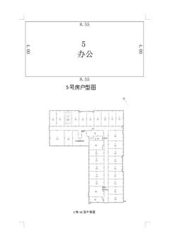 京蓉时代杉众广场1期51.30平户型