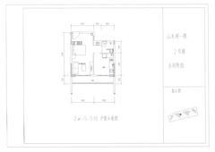 山水涧1期1室1厅1卫49.68平户型