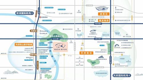 牧山溪岸花园（6号地块）1期区位图