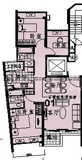 i-都会S3室2厅2卫83.40平户型