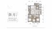 交投绿城明月青城1期4室2厅2卫143.47平户型