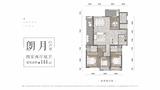 交投绿城明月青城1期 4室2厅2卫 143.47平米
