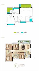 凤凰1号 4室2厅3卫 138.73平米