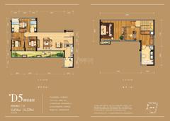 德商御府天骄1期4室2厅3卫154.00平户型