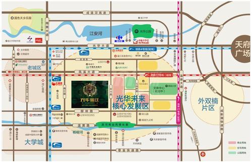 光华瑞廷1期区位图