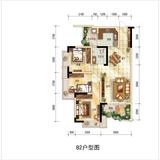 五龙山屿府（朗诗·观山樾） 3室2厅1卫 98.27平米