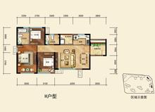 中洲中央城邦3室2厅2卫103.24平户型