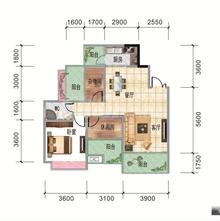 吉祥湾1期3室2厅1卫97.35平户型