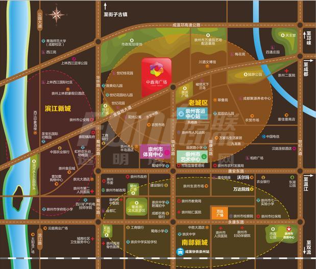 区位图