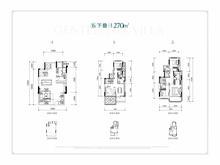 云门天玺花园1期270.00平户型