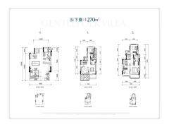 云门天玺花园1期270.00平户型
