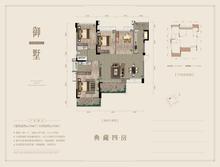 中环晓院1期4室2厅2卫126.78平户型