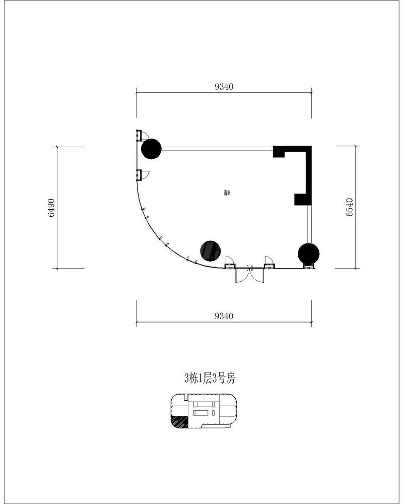 3号楼1层3号房