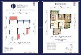 天来汇景1期 3室2厅2卫 88.25平米