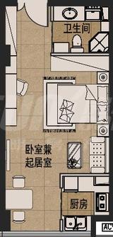 首信红星广场  48.94平米