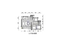 龙湖天府云河颂公馆1期3室2厅2卫117.00平户型