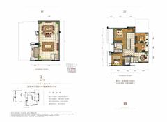 华宇锦绣花城1期3室2厅2卫143.00平户型