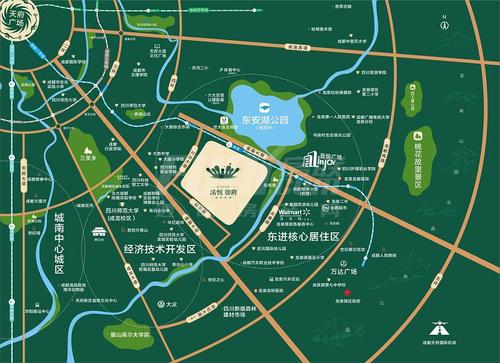 电建地产洺悦御府1期区位图