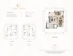 空港陆号1期3室2厅2卫102.00平户型