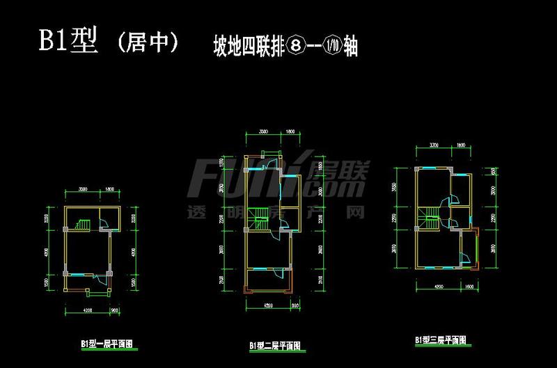 月二B1坡地4联排