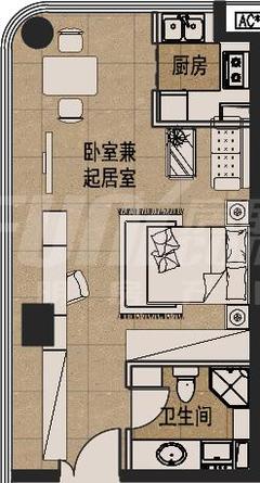 首信红星广场58.53平户型