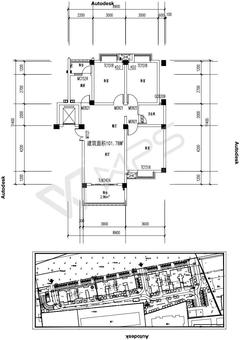 水城学府1期3室2厅1卫101.78平户型
