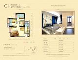 金壕雅庭 2室2厅1卫 64.22平米