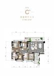 奥兰馨城1期4室2厅3卫160.07平户型