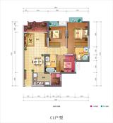 佳兆业丽晶公馆 3室2厅2卫 93.00平米