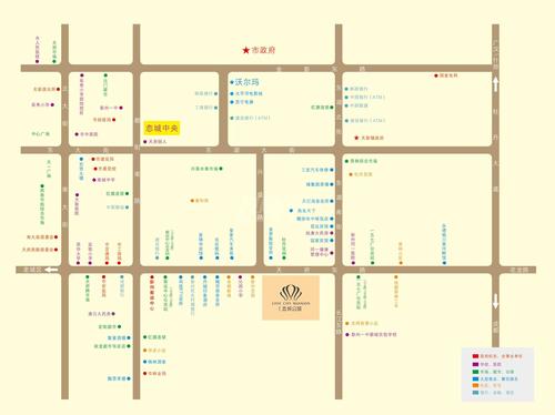 碧美恋城公馆区位图