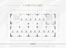 沛华实业金融广场1期883.68平户型
