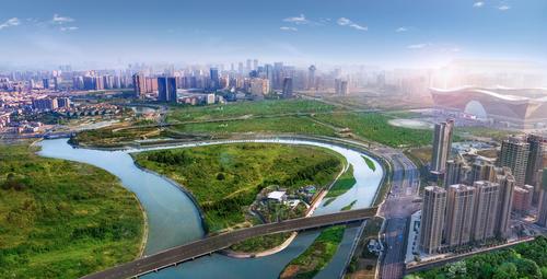 复地金融岛实景图