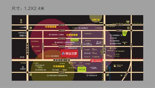 锦座名都区位图
