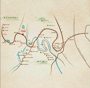 翠锦西岭1期区位图