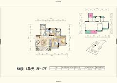 坤力.柳河左岸1期3室2厅2卫123.00平户型