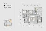 天府九章花园1期 4室2厅2卫 143.00平米